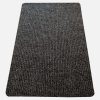 Gumis filc lábtörlő 70x120 cm - Sötétszürke színben bordázott mintával