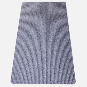   Gumis filc lábtörlő 70x120 cm - Világosszürke színben bordázott mintával