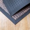 Festett gumis textil lábtörlő 40x60 cm – Lábnyom mintával