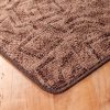 Szegett szőnyeg 70x200 cm – Barna színben absztrakt mintával