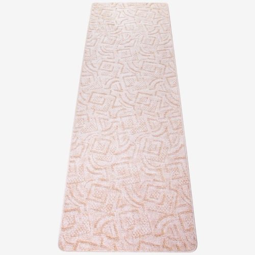 Szegett szőnyeg 70x200 cm – Beige színben absztrakt mintával