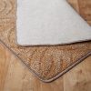 Szegett szőnyeg 70x200 cm – Világosbarna színben karmolt mintával