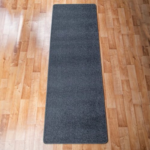 Szegett szőnyeg 70x200 cm – Sötétszürke egyszínű