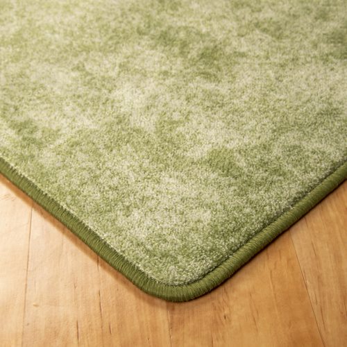 Szegett szőnyeg 70x250 cm – Zöld egyszínű