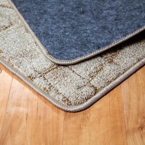 Szegett szőnyeg 70x300 cm – Beige színben vonal mintával
