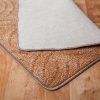Szegett szőnyeg 70x500 cm – Világosbarna színben karmolt mintával
