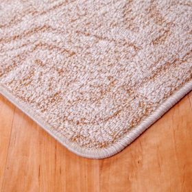  Szegett szőnyeg 70x150 cm – Beige színben absztrakt mintával