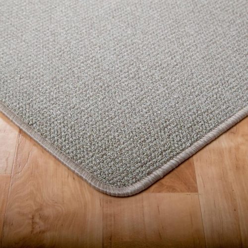 Szegett szőnyeg 70x150 cm – Világosszürke színben melírozott mintával