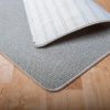 Szegett szőnyeg 70x150 cm – Világosszürke színben melírozott mintával