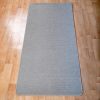 Szegett szőnyeg 70x150 cm – Világosszürke színben melírozott mintával