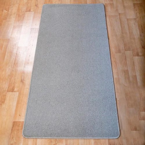 Szegett szőnyeg 70x150 cm – Világosszürke színben melírozott mintával