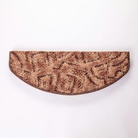   Lépcsőszőnyeg 65x24 cm - Barna színben absztrakt mintával