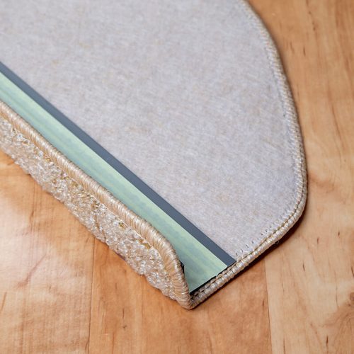 Lépcsőszőnyeg 65x24 cm - Beige színben absztrakt mintával