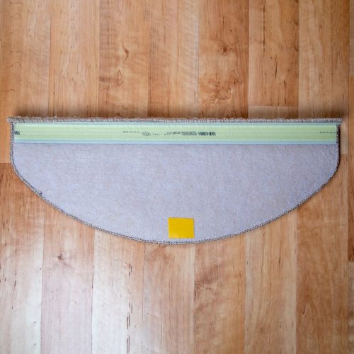Lépcsőszőnyeg 65x24 cm - Beige színben absztrakt mintával