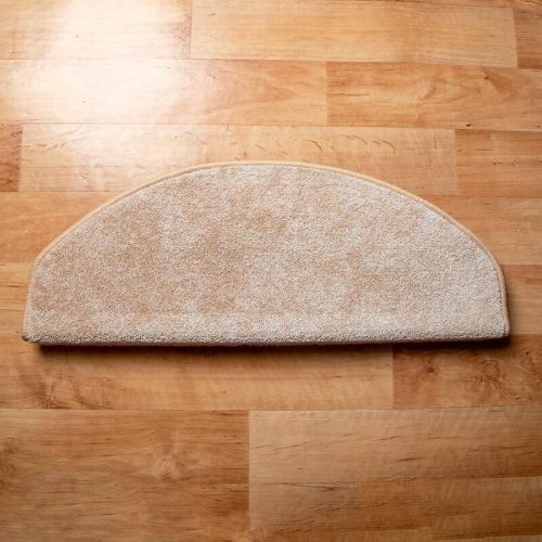 Lépcsőszőnyeg 65x24 cm - Törtfehér egyszínű