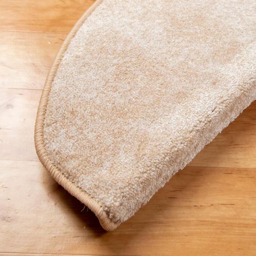 Lépcsőszőnyeg 65x24 cm - Törtfehér egyszínű