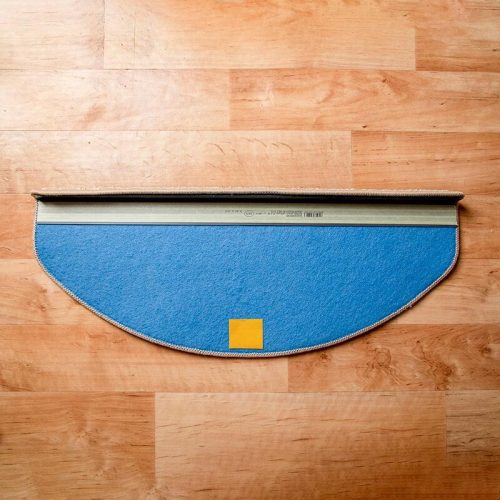 Lépcsőszőnyeg 65x24 cm - Törtfehér egyszínű