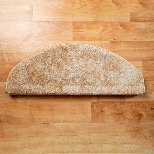 Lépcsőszőnyeg 65x24 cm - Világos beige egyszínű