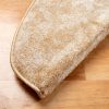 Lépcsőszőnyeg 65x24 cm - Világos beige egyszínű