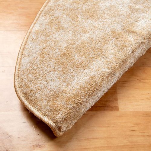 Lépcsőszőnyeg 65x24 cm - Világos beige egyszínű