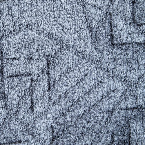 Lépcsőszőnyeg 65x24 cm - Szürke színben kocka mintával