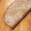Lépcsőszőnyeg 65x24 cm - Beige színben vonal mintával