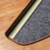 Lépcsőszőnyeg 65x24 cm - Beige színben vonal mintával